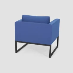 Walden 2PK Aluminum Upholstered Club Chair Navy Blue - Christopher Knight Home -Outdoor Living Shop GUEST c5e9c909 7ff5 430b b9db 5af1da8ce38d