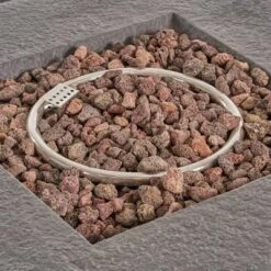 Ariel 5pc Wicker Rocking Chairs And Fire Pit Set - Dark Brown/Beige - Christopher Knight Home -Outdoor Living Shop GUEST c99a8f30 b3ff 490f bf5b a9cbb14dcb02