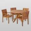 Karen 5pc Acacia Dining Set - Teak - Christopher Knight Home -Outdoor Living Shop GUEST ca5c2d69 fb1c 48f5 99d3 8a5d7197d802