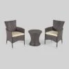 Malta 3pc All-Weather Wicker Patio Chair Set - Brown - Christopher Knight Home -Outdoor Living Shop GUEST ca5ee489 cccb 47e3 84db 0cafbf0442c2