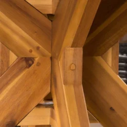 Natividad 5pc Acacia & Wicker Dining Set - Teak/Brown - Christopher Knight Home -Outdoor Living Shop GUEST cb75ee20 af9d 4c8a acf9 78f3b9267998