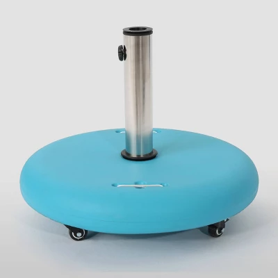 88lb Hayward Round Umbrella Base With Wheels - Christopher Knight Home 8 88lb Hayward Round Umbrella Base With Wheels - Christopher Knight Home - Image 6
