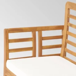 Caydon 8pc Acacia Wood Chat Set - Brown Patina/Cream - Christopher Knight Home -Outdoor Living Shop GUEST cca99042 390b 461f a9fc 31e7dfddb31a