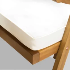 Hermosa 7pc Acacia Wood Oval Dining Set - Teak/Cream - Christopher Knight Home -Outdoor Living Shop GUEST cce5277f 4009 4c21 86d7 9c0741eb663c