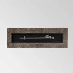 Wellington 48" Rectangular Iron Gas Fire Pit With Tank Holder - Brown - Christopher Knight Home -Outdoor Living Shop GUEST cd2ed479 228c 4caa 96cc 49d386186847