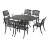 Carysfort 7pc Aluminum Dining Set - Black Sand - Christopher Knight Home 1 Carysfort 7pc Aluminum Dining Set - Black Sand - Christopher Knight Home -Outdoor Living Shop GUEST cd44a144 5988 46fd a608 1ba8fe33b512