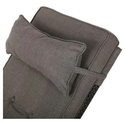 Ostia Wicker Outdoor Recliner With Cushion - Brown - Christopher Knight Home 5 Ostia Wicker Outdoor Recliner With Cushion - Brown - Christopher Knight Home - Image 3