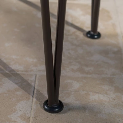 Denali 3pc Acacia Wood Industrial Patio Bar Set - Teak - Christopher Knight Home 5 Denali 3pc Acacia Wood Industrial Patio Bar Set - Teak - Christopher Knight Home - Image 3