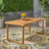 Nestor Rectangle Acacia Dining Table - Natural - Christopher Knight Home -Outdoor Living Shop GUEST cde41df6 e2be 4568 b61b da72786784a8