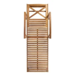 Perla 3pc Outdoor Acacia Wood Chaise Lounge Set With Cushions - Teak/Orange - Christopher Knight Home -Outdoor Living Shop GUEST ce992a9b 7536 4392 ae18 0b4cef6bab80