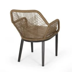 Russel 3pc Outdoor Wicker 2 Seater Chat Set - Light Brown/Beige - Christopher Knight Home -Outdoor Living Shop GUEST cf3d9a2a 04f8 4056 b37b 7decfafeee00