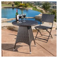 Corsica Round Wicker Bistro Table - Multi Brown - Christopher Knight Home 7 Corsica Round Wicker Bistro Table - Multi Brown - Christopher Knight Home -Outdoor Living Shop GUEST cfe537dd 9fe0 4d17 9db0 3373a848db55