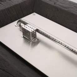 Costa Outdoor Wood Finish Rectangular Fire Pit With Tank Holder - Brown/Black - Christopher Knight Home -Outdoor Living Shop GUEST d065ec4b 0b09 49fd b762 2d7a476e948b