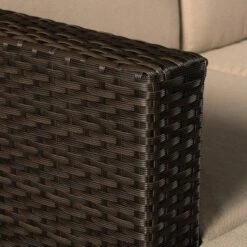 Puerta 6pc Wicker Seating Set - Dark Brown/Beige - Christopher Knight Home -Outdoor Living Shop GUEST d087d1eb a727 4252 b1c7 776ed12a43a8