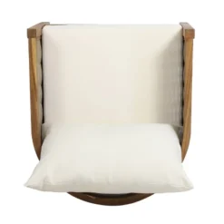 Burchett 2pk Outdoor Acacia Wood Club Chairs With Cushions - Teak/Brown/Beige - Christopher Knight Home -Outdoor Living Shop GUEST d1289c98 2a71 4c0e 9d75 9467fdde9ce4