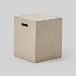 Illona 7pc Acacia Wood V-Shaped Sofa & Square Fire Table Set Teak/Crme/Light Gray- Christopher Knight Home -Outdoor Living Shop GUEST d146e8b4 43b1 4b3e 8361 1e3f0cd7ccf5