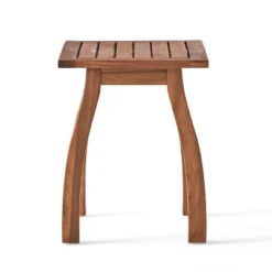 Selma 3pc Acacia Wood Rocking Chair W/ Cushion & Acacia Side Table - Teak - Christopher Knight Home -Outdoor Living Shop GUEST d1d2d57e 478b 427f b374 7727c903360b