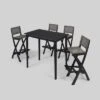 Polaris 5pc Wood And Wicker 45" Rectangular Bar Set Dark Gray - Christopher Knight Home -Outdoor Living Shop GUEST d3b73913 dfff 4e82 a346 8d63d4b55547