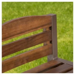 Milos Set Of 2 Acacia Barstool - Dark Brown / Rustic Metal - Christopher Knight Home -Outdoor Living Shop GUEST d500996e 74e7 44f9 bfeb b22335bdbca2