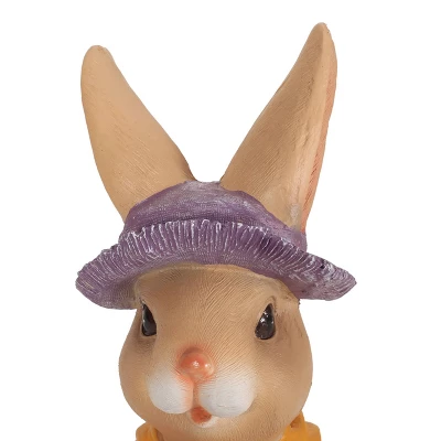 Christopher Knight Home 14" Wide Rafter Concrete Outdoor Novelty Rabbit Planter Brown/Orange 11 Christopher Knight Home 14" Wide Rafter Concrete Outdoor Novelty Rabbit Planter Brown/Orange - Image 9