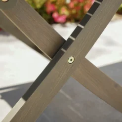 Positano Acacia Wood Foldable Square Bistro Table - Gray Christopher Knight Home -Outdoor Living Shop GUEST d7bd17a7 77a4 4116 abe6 1919c20cad99