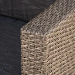 Puerta Wicker Loveseat Gray/Black - Christopher Knight Home -Outdoor Living Shop GUEST d95946ac 9c63 4788 96c0 423ed93e982c