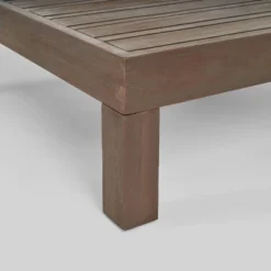 Oana 3pc Acacia Modular Loveseat And Table Set - Gray/Dark Gray - Christopher Knight Home -Outdoor Living Shop GUEST d9f9e724 ab9a 426a 8db1 e36d32f22d96