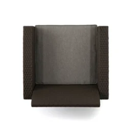 Jennings 5pc Faux Wicker Chat Set With Fire Pit - Brown/Mixed Beige - Christopher Knight Home -Outdoor Living Shop GUEST dc17e8eb cc7e 4698 9e16 cdb73789feba 1