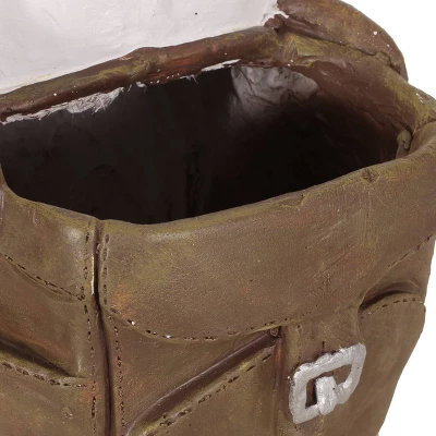 Christopher Knight Home 16" Wide Farnum Concrete Outdoor Novelty Goose Planter White/Brown 10 Christopher Knight Home 16" Wide Farnum Concrete Outdoor Novelty Goose Planter White/Brown - Image 8