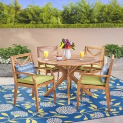 Llano 5pc Patio Dining Set - Christopher Knight Home -Outdoor Living Shop GUEST deb5e484 15b4 4a20 ab06 171405516d79