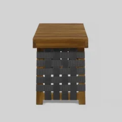 Huntsville Acacia Wood Foldable Side Table - Brown Patina/Gray - Christopher Knight Home -Outdoor Living Shop GUEST e079dce4 2bab 48fd b679 3b8ef01acdb1