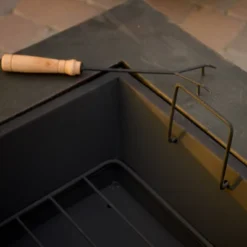 Crestline 29" Concrete Wood Burning Fire Pit - Square - Natural Stone - Christopher Knight Home -Outdoor Living Shop GUEST e1e7f478 76e6 4d2e a69b d70b5c7fc69e