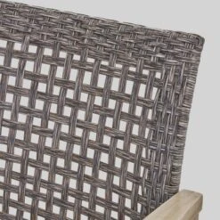 Hampton 5pc Wood & Wicker Club Chair Set With Fire Pit - Christopher Knight Home 10 Hampton 5pc Wood & Wicker Club Chair Set With Fire Pit - Christopher Knight Home -Outdoor Living Shop GUEST e2fbd5c6 e7dd 43ed bddd 2a194add0193