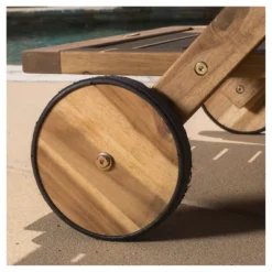 Riviera Acacia Wood Patio Bar Cart With Tray - Natural - Christopher Knight Home 7 Riviera Acacia Wood Patio Bar Cart With Tray - Natural - Christopher Knight Home -Outdoor Living Shop GUEST e55bcebb 391d 40dd 9dc5 ef460ba412ae