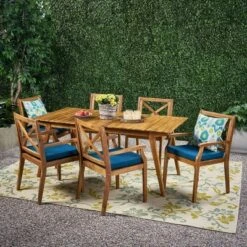 Mesa 7pc Acacia Wood Patio Dining Set - Christopher Knight Home -Outdoor Living Shop GUEST e7b9ec83 9f54 451e abeb 5e7bc2515855
