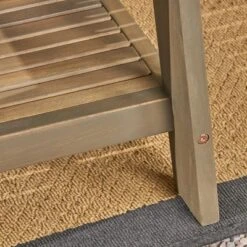 Grenada 2pc Acacia Wood Patio Chat Set - Gray/Dark Gray - Christopher Knight Home -Outdoor Living Shop GUEST e83f59a1 7f4c 412d bad1 758223a0f583