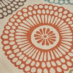 5' X 8' Seastar Medallion Outdoor Rug Beige/Blue - Christopher Knight Home -Outdoor Living Shop GUEST e8d78445 c703 4e88 aa77 12faa9dd1d9a