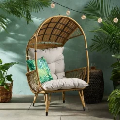 Malia Wicker Standing Basket Chair - Christopher Knight Home -Outdoor Living Shop GUEST e9252ea1 00ba 4ac9 9047 b45c437f0abc