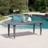 Dominica 6.25' Rectangular Wicker Dining Table - Gray - Christopher Knight Home -Outdoor Living Shop GUEST e9c5a6ce 40a5 48a1 871b 62a41f750c04