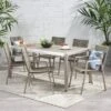Grafton 7pc Aluminum Modern Dining Set - Christopher Knight Home -Outdoor Living Shop GUEST ea3a1b4a 93c9 4be7 aade ddc401b5d33f