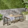 Hopkins Acacia & Iron Bench - Christopher Knight Home -Outdoor Living Shop GUEST ea803083 e832 4d01 9b51 91246a7f85c6