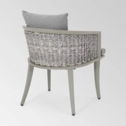 Pebble 3pc Wicker Boho Chat Set - Gray - Christopher Knight Home -Outdoor Living Shop GUEST eaecf55e e0eb 4ae1 885d 75f40146c372