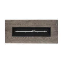 Aidan Outdoor 50000 BTU Iron Rectangular Fire Pit Wood Pattern Brown - Christopher Knight Home -Outdoor Living Shop GUEST eaf47864 1e6a 4156 930c 146309c219dd 1