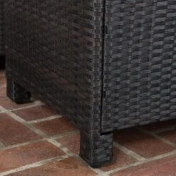 Puerta 4pc Wicker Club Chair & Coffee Table Set - Teak/Dark Brown/Beige - Christopher Knight Home 7 Puerta 4pc Wicker Club Chair & Coffee Table Set - Teak/Dark Brown/Beige - Christopher Knight Home -Outdoor Living Shop GUEST ebb028e3 f224 480f ae3a 75f8d3407a38