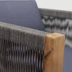 Laurel 4pc Acacia Wood Chat Set - Teak/Gray - Christopher Knight Home -Outdoor Living Shop GUEST ec7b3dd5 1292 4ffb a88d 90dde94d4174