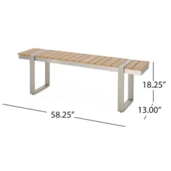 Cibola 3pc Outdoor Aluminum Picnic Set - Natural/Silver - Christopher Knight Home 25 Cibola 3pc Outdoor Aluminum Picnic Set - Natural/Silver - Christopher Knight Home -Outdoor Living Shop GUEST ed1c306e a9f6 4700 bea4 6ba5ae87936a