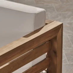 Oana 6pc Acacia Wood Sofa Chat Set Teak/Beige - Christopher Knight Home -Outdoor Living Shop GUEST ee4eeb00 36c8 4a92 96e0 e26e392b4870 1