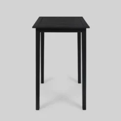 Polaris 5pc Wood And Wicker 26" Square Bar Set Dark Gray - Christopher Knight Home -Outdoor Living Shop GUEST ef93539a fe19 4538 a750 1d6c25ffea19