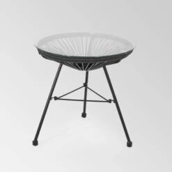 Nusa Faux Rattan Modern Side Table - Christopher Knight Home -Outdoor Living Shop GUEST efa49b3f d4d3 47b2 ab3d 22e8940f21a8