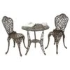 Cole 3pc Cast Aluminum Patio Bistro Set - Bronze - Christopher Knight Home -Outdoor Living Shop GUEST efb21e22 2458 4e7b afc3 075d1c13844c